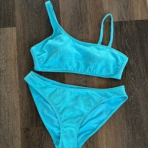 (6) NWT Women's Blue One-Shoulder Bikini
